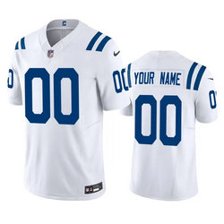 Nike Indianapolis Colts Active Player Custom White 2023 F.U.S.E Vapor Untouchable Stitched Football Jersey