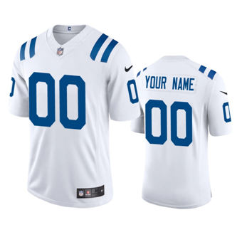 Nike Indianapolis Colts Customized White Vapor Untouchable Authentic Stitched NFL Jerseys