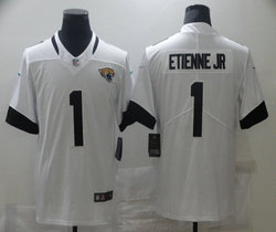 Nike Jacksonville Jaguars #1 Travis Etienne Jr White Vapor Untouchable Jersey