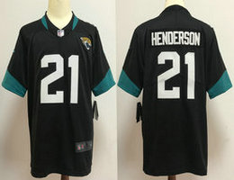 Nike Jacksonville Jaguars #21 C.J. Henderson Black Vapor Untouchable Authentic stitched NFL jersey