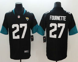 Nike Jacksonville Jaguars #27 Leonard Fournette Black Vapor Untouchable Limited Authentic Stitched NFL Jersey