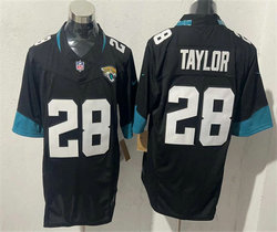 Nike Jacksonville Jaguars #28 Fred Taylor Black Stitched NFL Jersey