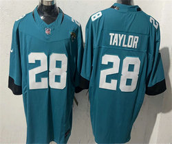 Nike Jacksonville Jaguars #28 Fred Taylor Teal Stitched NFL Jersey