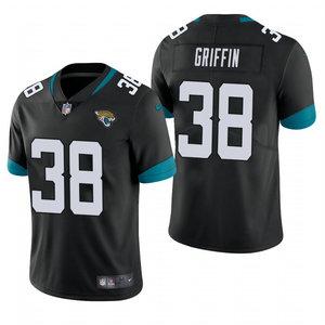 Nike Jacksonville Jaguars #38 Shaquill Griffin Black Vapor Untouchable Limited Jersey