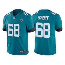 Nike Jacksonville Jaguars #68 Brandon Scherff Green Vapor Untouchable Authentic stitched NFL jersey