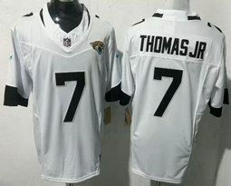 Nike Jacksonville Jaguars #7 Brian Thomas Jr White Authentic stitched NFL jersey
