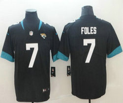 Nike Jacksonville Jaguars #7 Nick Foles Black Vapor Untouchable Authentic stitched NFL jersey