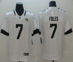 Nike Jacksonville Jaguars #7 Nick Foles White Vapor Untouchable Authentic stitched NFL jersey