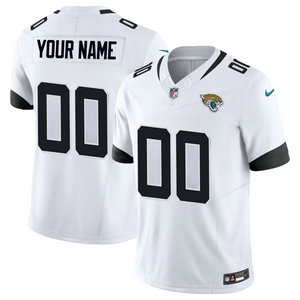 Nike Jacksonville Jaguars Custom White 2023 F.U.S.E Authentic Stitched NFL Jersey