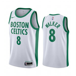 Nike Boston Celtics #8 Kemba Walker White 20-21 City Authentic Stitched NBA Jersey