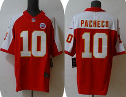 Nike Kansas City Chiefs #10 Isiah Pacheco Red 2023 F.U.S.E (Red and white sleeves) Jersey