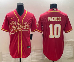 Nike Kansas City Chiefs #10 Isiah Pacheco Red Joint Authentic stitched baseball jersey