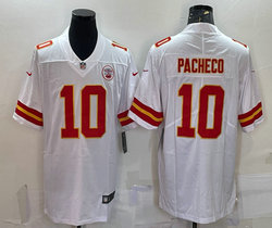 Nike Kansas City Chiefs #10 Isiah Pacheco White Vapor Untouchable Authentic stitched NFL jersey