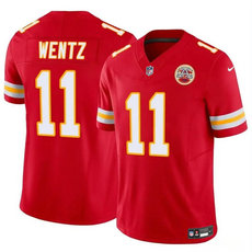 Nike Kansas City Chiefs #11 Carson Wentz Red 2023 F.U.S.E. Football Stitched Jersey