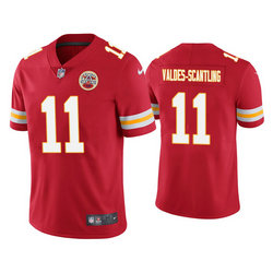 Nike Kansas City Chiefs #11 Marquez Valdes-Scantling Red Vapor Untouchable Authentic Stitched NFL Jersey