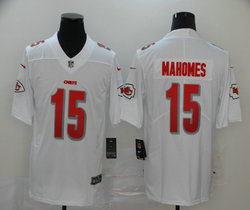 Nike Kansas City Chiefs #15 Patrick Mahomes 2020 White Vapor Untouchable Authentic Stitched NFL Jersey