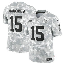 Nike Kansas City Chiefs #15 Patrick Mahomes 2024 Salute to Service Authentic Stitched NFL Jersey