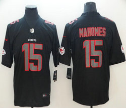 Nike Kansas City Chiefs #15 Patrick Mahomes Black Impact Vapor Untouchable New Authentic Stitched NFL Jersey
