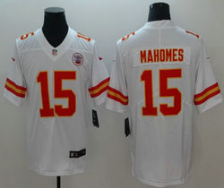 Nike Kansas City Chiefs #15 Patrick Mahomes White Vapor Untouchable Authentic Stitched NFL Jersey