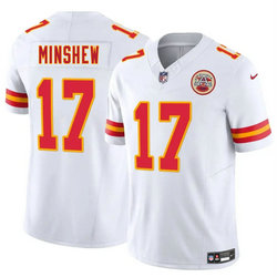 Nike Kansas City Chiefs #17 Gardner Minshew White Authentic Stitched NFL Jersey