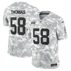 Nike Kansas City Chiefs #58 Derrick Thomas 2024 Salute to Service Authentic Stitched NFL Jersey