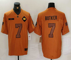 Nike Kansas City Chiefs #7 Harrison Butker 2023 Brown Salute To Service Authentic Stitched NFL Jersey