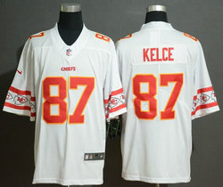 Nike Kansas City Chiefs #87 Travis Kelce Team Logos Fashion Vapor Untouchable Authentic Stitched NFL jersey