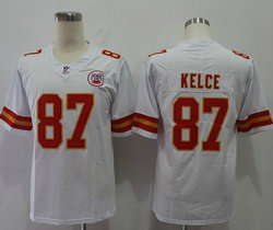 Nike Kansas City Chiefs #87 Travis Kelce White Vapor Untouchable Authentic stitched NFL jersey