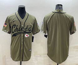 Nike Kansas City Chiefs Blank 2022 Salute To Service Joint baseball jersey
