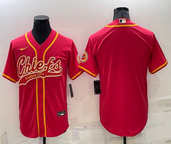Nike Kansas City Chiefs Blank Red Joint adults Authentic Stitched baseball jersey