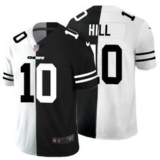 Nike Kansas City Chiefs Customized White and Black Authentic Stitched NFL Jerseys