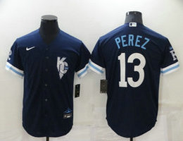 Nike Kansas City Royals #13 Salvador Perez 2022 City Game Authentic stitched MLB jersey