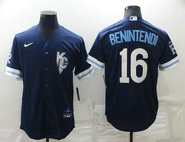 Nike Kansas City Royals #16 Andrew Benintendi 2022 City Game Authentic stitched MLB jersey