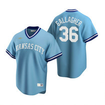 Nike Kansas City Royals #36 Cam Gallagher Cooperstown Collection Authentic Stitched MLB Jersey