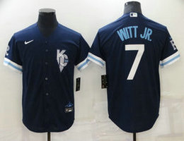 Nike Kansas City Royals #7 Bobby Witt Jr. 2022 City Game Authentic stitched MLB jersey