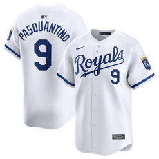 Nike Kansas City Royals #9 Vinnie Pasquantino White 2024 Authentic Stitched MLB Jersey