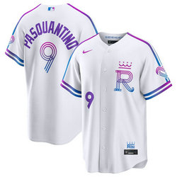 Nike Kansas City Royals #9 Vinnie Pasquantino White 2026 City MLB Jersey