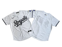 Nike Kansas City Royals Blank White Limited Authentic Stitched MLB Jersey
