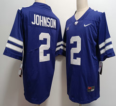 Nike Kansas State Wildcats #2 Avery Johnson Purple Stitched NCAA Jersey