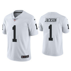 Nike Las Vegas Raiders #1 DeSean Jackson White Vapor Untouchable Authentic stitched NFL jersey
