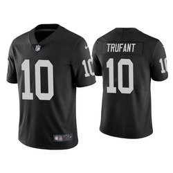 Nike Las Vegas Raiders #10 Desmond Trufant Black Vapor Untouchable Authentic stitched NFL jersey