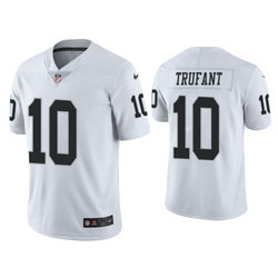 Nike Las Vegas Raiders #10 Desmond Trufant White Vapor Untouchable Authentic stitched NFL jersey