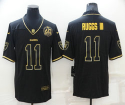 Nike Las Vegas Raiders #11 Henry Ruggs III Black Gold 60 Authentic Stitched NFL Jersey