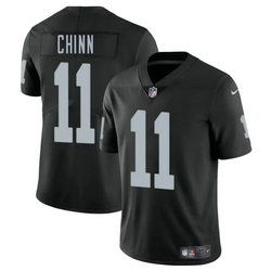 Nike Las Vegas Raiders #11 Jeremy Chinn Black Vapor Untouchable Authentic Stitched NFL Jersey