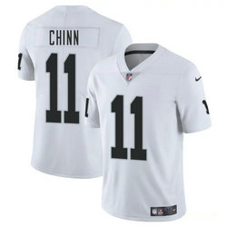 Nike Las Vegas Raiders #11 Jeremy Chinn White Vapor Untouchable Authentic Stitched NFL Jersey