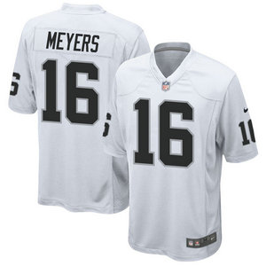 Nike Las Vegas Raiders #16 Jakobi Meyers White Vapor Untouchable Authentic Stitched NFL Jerseys