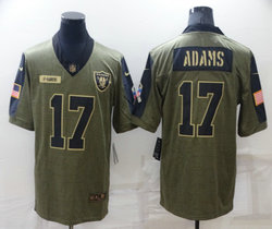 Nike Las Vegas Raiders #17 Davante Adams 2021 salute to service Authentic stitched NFL jersey