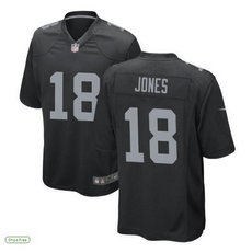 Nike Las Vegas Raiders #18 Jack Jones Black Jersey