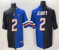 Nike Las Vegas Raiders #2 Ashton jeanty Black And Blue NFL jersey
