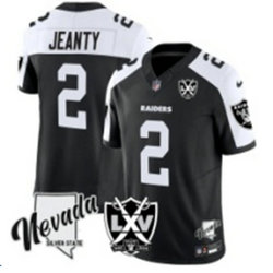Nike Las Vegas Raiders #2 Ashton jeanty Black Thanksgiving 3(III) NFL jersey